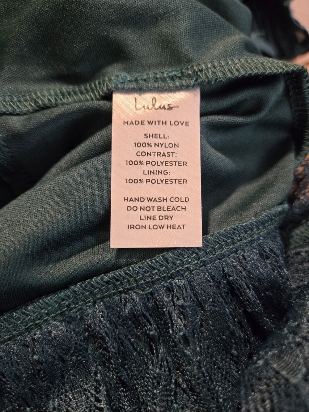 Lulus Emerald Green Tiered Lace Midi Dress S Wedding Guest Romantic - Picture 9 of 10